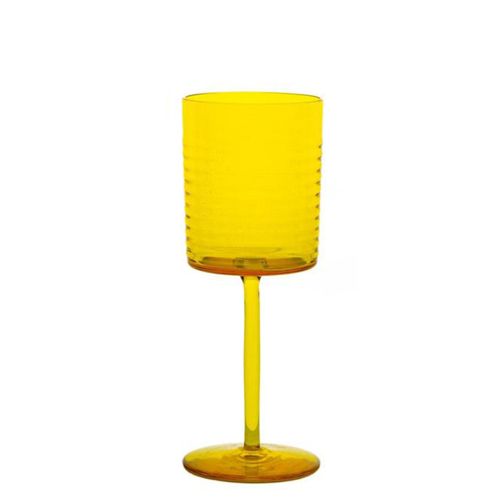 Nason Moretti Gigolo water chalice - Murano glass Nason Moretti yellow - Buy now on ShopDecor - Discover the best products by NASON MORETTI design