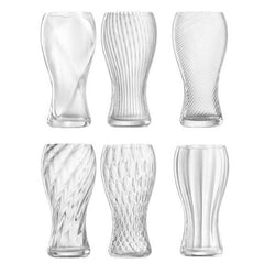 Nason Moretti Marilyn set 6 beer glasses in Murano glass - Buy now on ShopDecor - Discover the best products by NASON MORETTI design