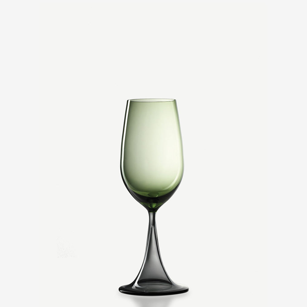Nason Moretti Mille e Una Notte riesling wine chalice green and grey - Buy now on ShopDecor - Discover the best products by NASON MORETTI design