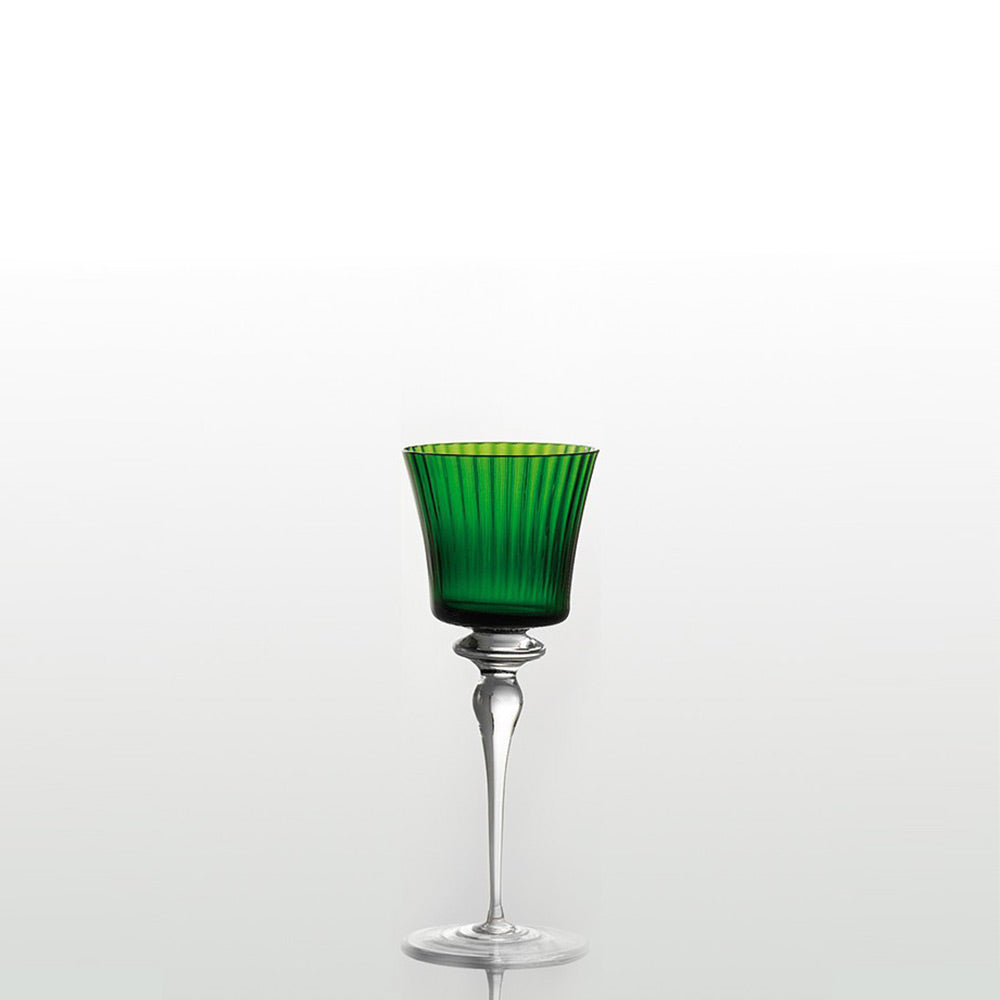 Nason Moretti Royal rhine wine chalice - Murano glass Nason Moretti Green - Buy now on ShopDecor - Discover the best products by NASON MORETTI design