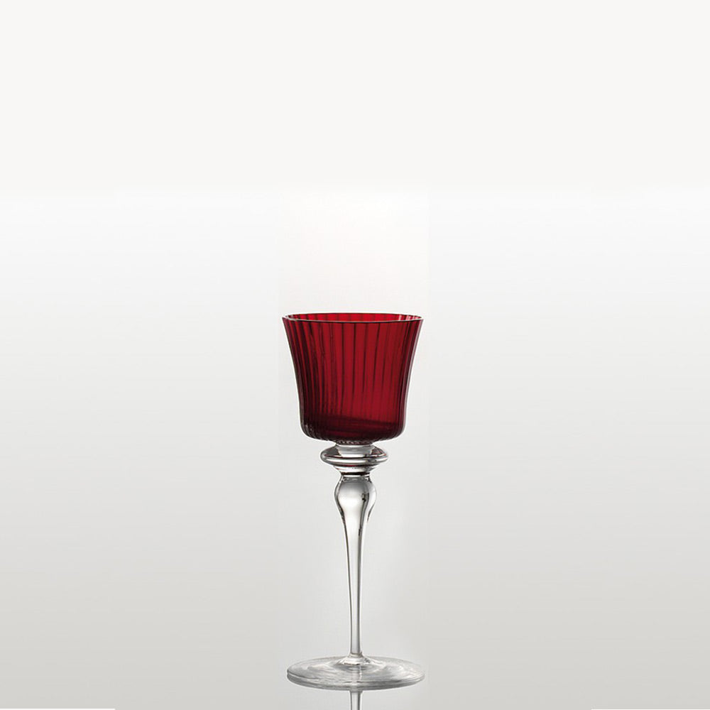 Nason Moretti Royal rhine wine chalice - Murano glass Nason Moretti Red - Buy now on ShopDecor - Discover the best products by NASON MORETTI design