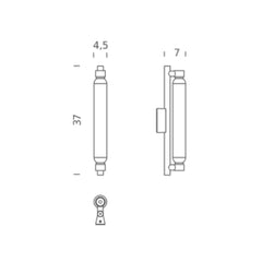 Nemo Lighting La Roche LED wall lamp - Buy now on ShopDecor - Discover the best products by NEMO CASSINA LIGHTING design