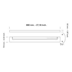 Nemo Lighting Ara Wall 69 wall lamp - Buy now on ShopDecor - Discover the best products by NEMO CASSINA LIGHTING design