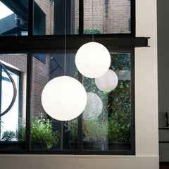 Nemo Lighting Asteroide suspension lamp white diam. 50 cm - Buy now on ShopDecor - Discover the best products by NEMO CASSINA LIGHTING design