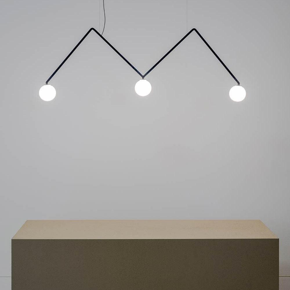 Nemo Lighting Dabliu Globe LED suspension lamp black - Buy now on ShopDecor - Discover the best products by NEMO CASSINA LIGHTING design