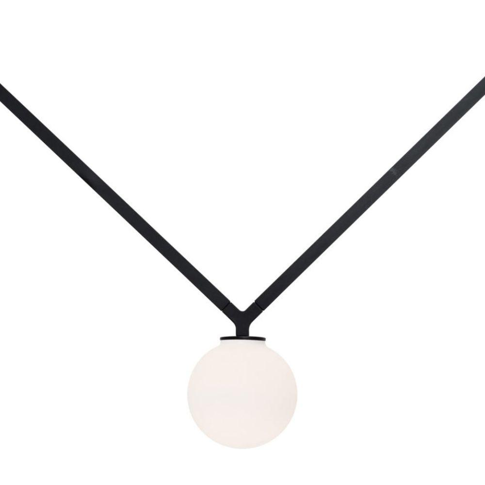 Nemo Lighting Dabliu Globe LED suspension lamp black - Buy now on ShopDecor - Discover the best products by NEMO CASSINA LIGHTING design