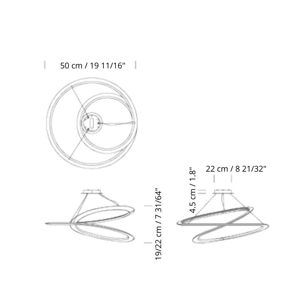 Nemo Lighting Kepler Petite Downlight LED suspension lamp - Buy now on ShopDecor - Discover the best products by NEMO CASSINA LIGHTING design