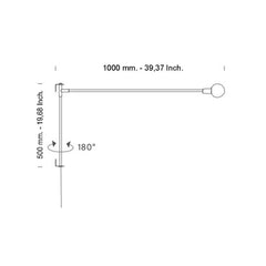 Nemo Lighting Potence Pivotante Mini wall lamp black - Buy now on ShopDecor - Discover the best products by NEMO CASSINA LIGHTING design