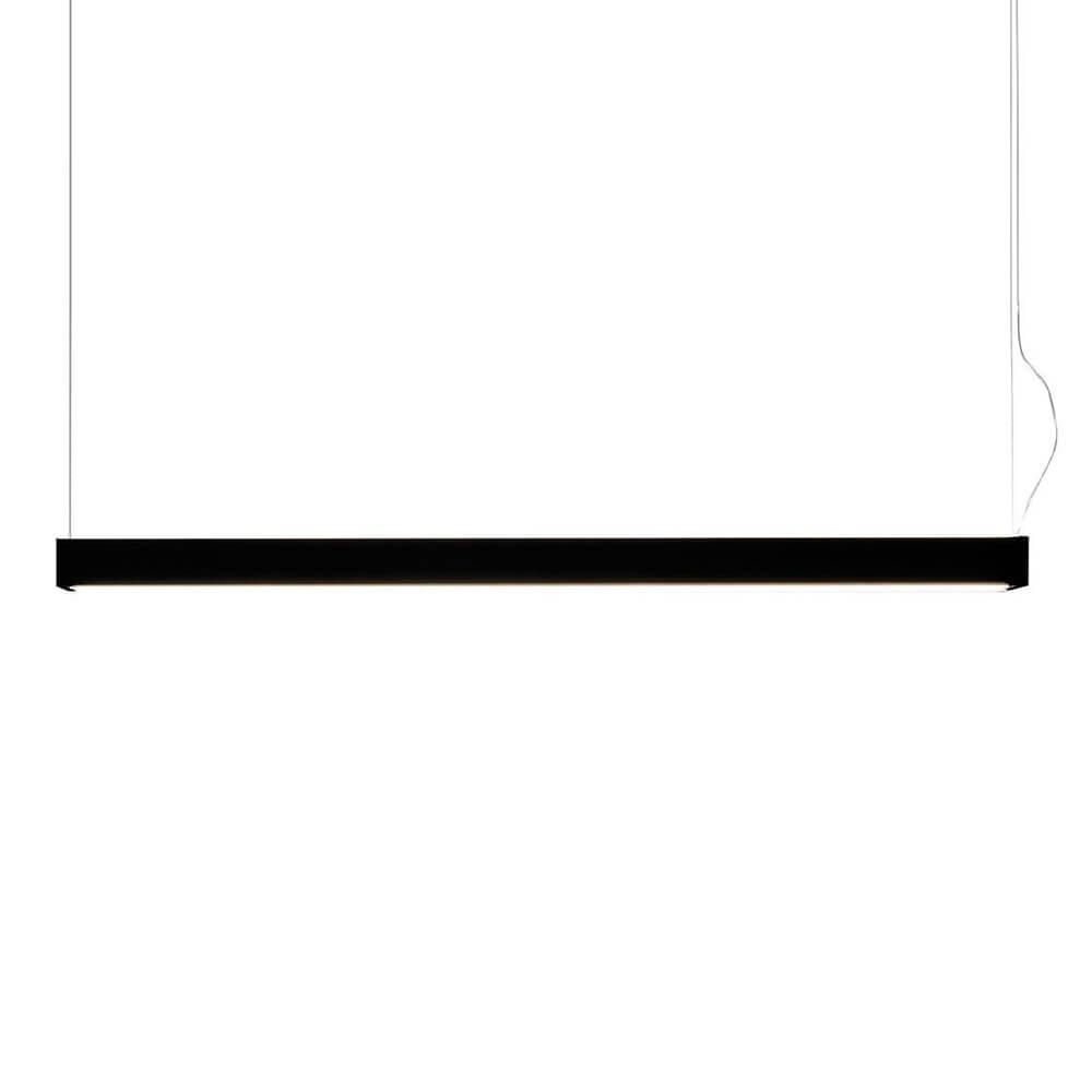 Nemo Lighting Tru Horizontal pendant lamp with double LED source Black - Buy now on ShopDecor - Discover the best products by NEMO CASSINA LIGHTING design