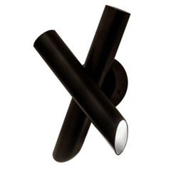 Nemo Lighting Tubes 2 LED wall lamp black - Buy now on ShopDecor - Discover the best products by NEMO CASSINA LIGHTING design