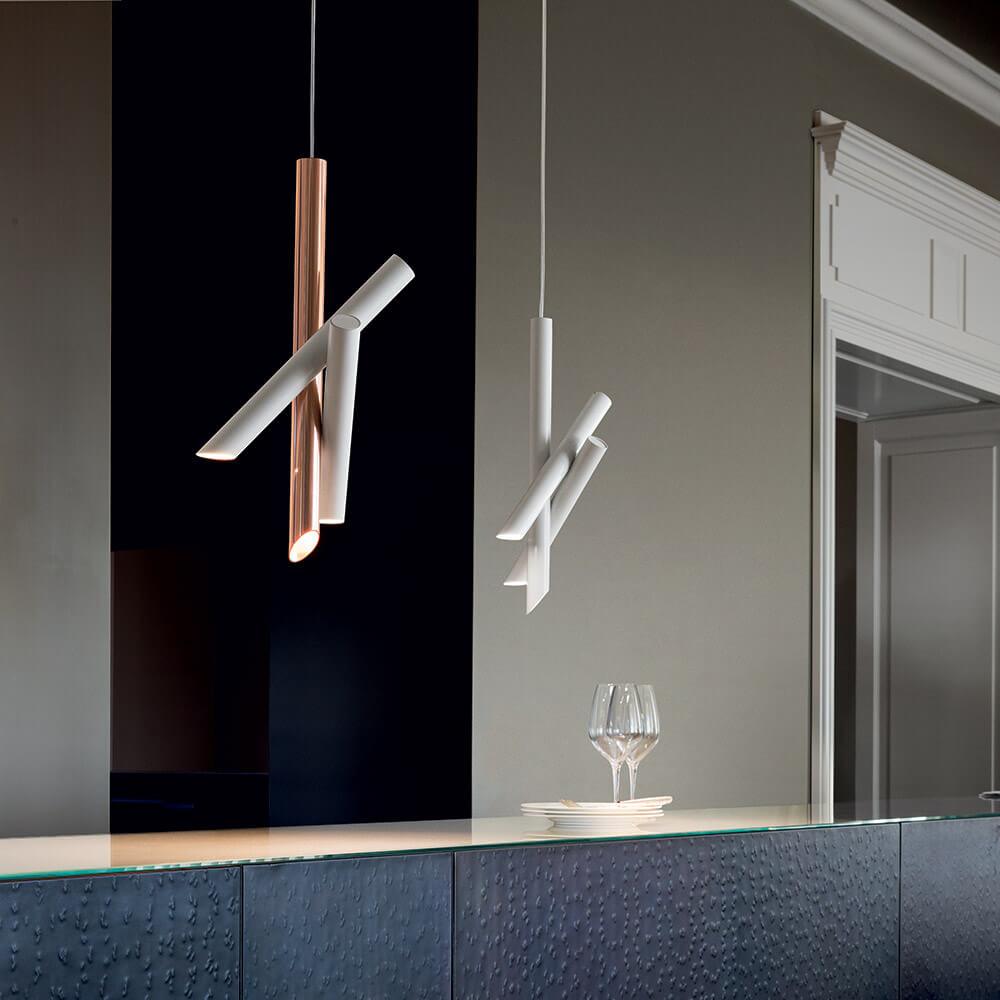Nemo Lighting Tubes 3 pendant lamp - Buy now on ShopDecor - Discover the best products by NEMO CASSINA LIGHTING design