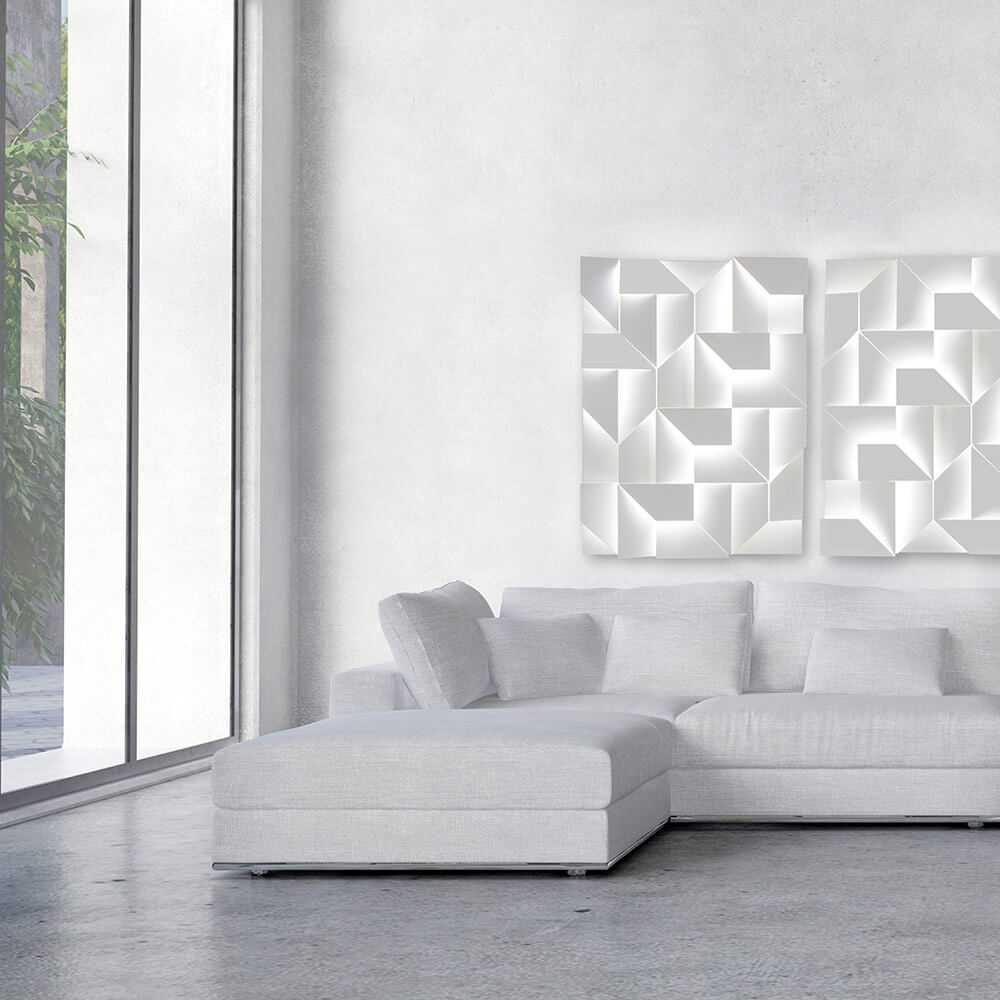 Nemo Lighting Wall Shadows Grand wall lamp white - Buy now on ShopDecor - Discover the best products by NEMO CASSINA LIGHTING design
