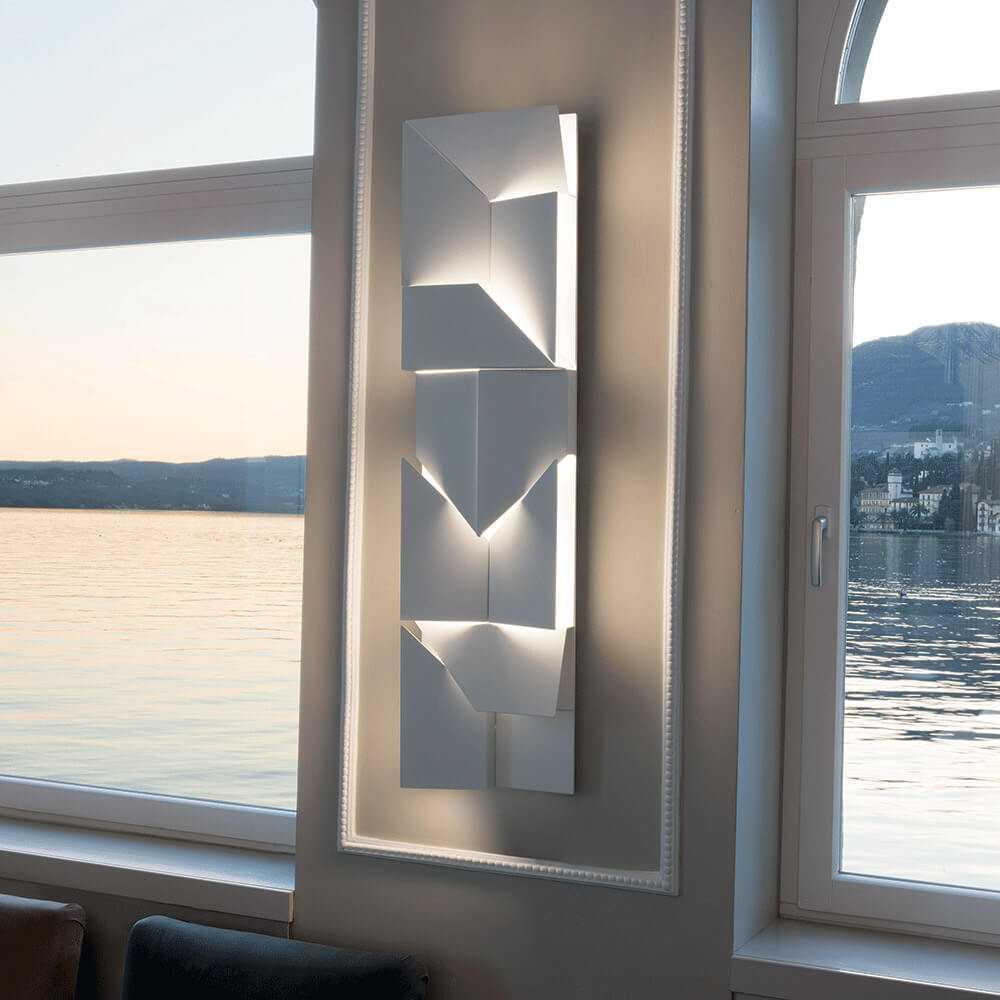 Nemo Lighting Wall Shadows Long wall lamp white - Buy now on ShopDecor - Discover the best products by NEMO CASSINA LIGHTING design