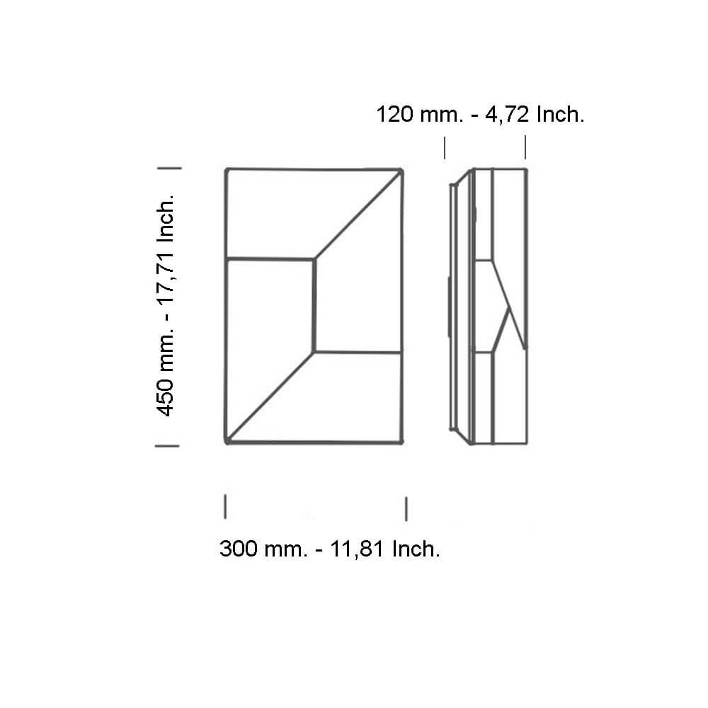 Nemo Lighting Wall Shadows Moyen wall lamp white - Buy now on ShopDecor - Discover the best products by NEMO CASSINA LIGHTING design