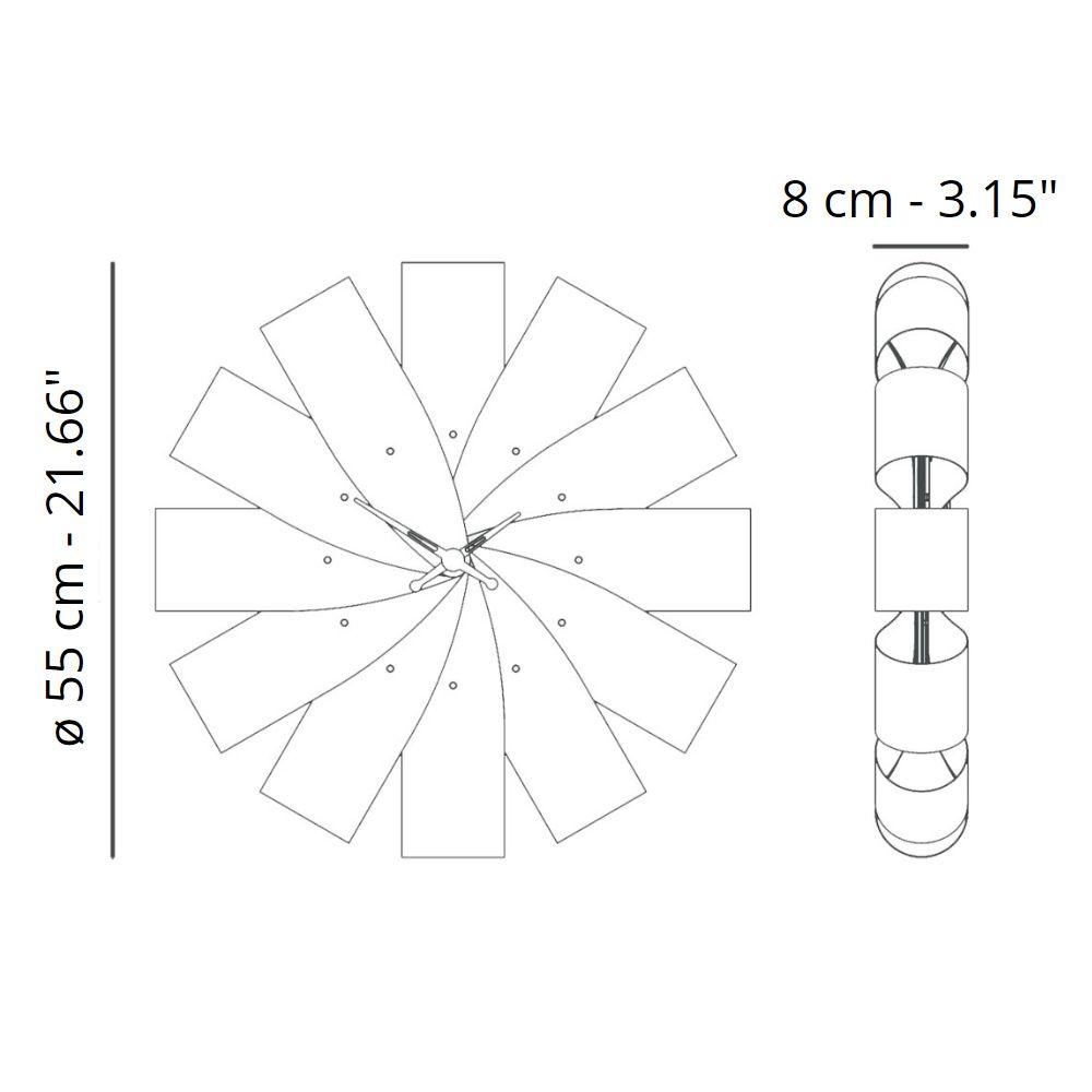 Nomon Ciclo Mixto wall clock diam. 55 cm. - Buy now on ShopDecor - Discover the best products by NOMON design
