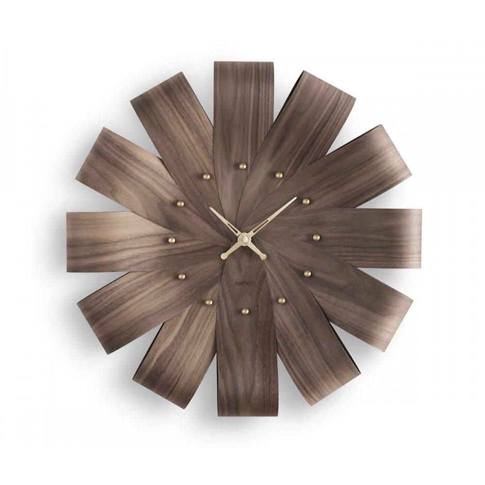 Nomon Ciclo Walnut wall clock diam. 55 cm. - Buy now on ShopDecor - Discover the best products by NOMON design