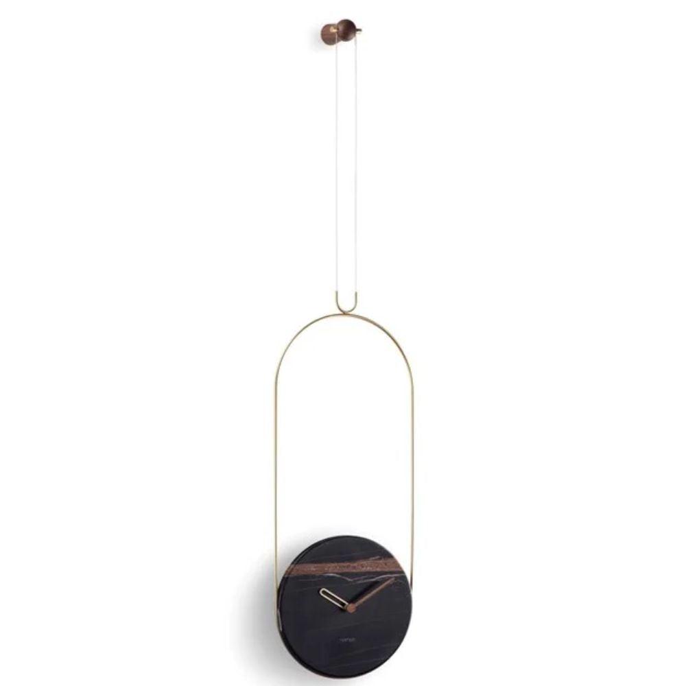 Nomon Colgante wall clock brass Sahara Noir - Buy now on ShopDecor - Discover the best products by NOMON design