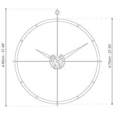 Nomon Doble O NG wall clock - Buy now on ShopDecor - Discover the best products by NOMON design