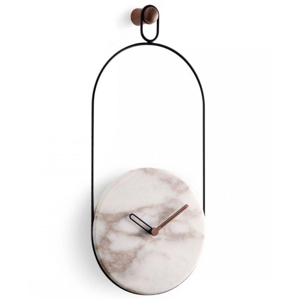 Nomon Eslabón wall clock black Calacatta Gold - Buy now on ShopDecor - Discover the best products by NOMON design