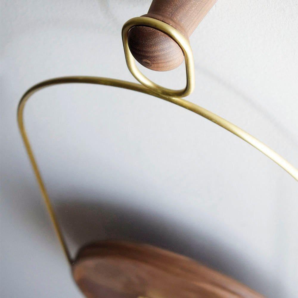 Nomon Eslabón wall clock walnut - Buy now on ShopDecor - Discover the best products by NOMON design