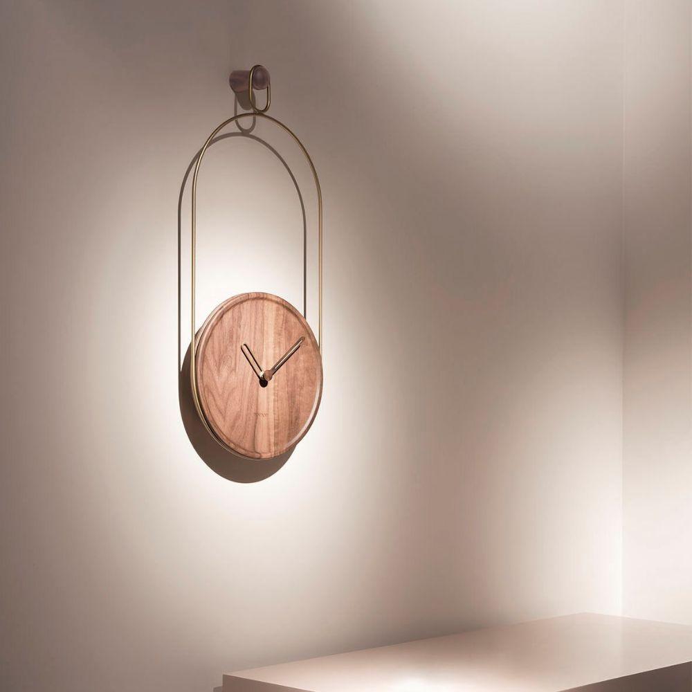 Nomon Eslabón wall clock walnut - Buy now on ShopDecor - Discover the best products by NOMON design