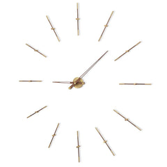 Nomon Merlin 12 diam.155 cm. wall clock Brass - Buy now on ShopDecor - Discover the best products by NOMON design