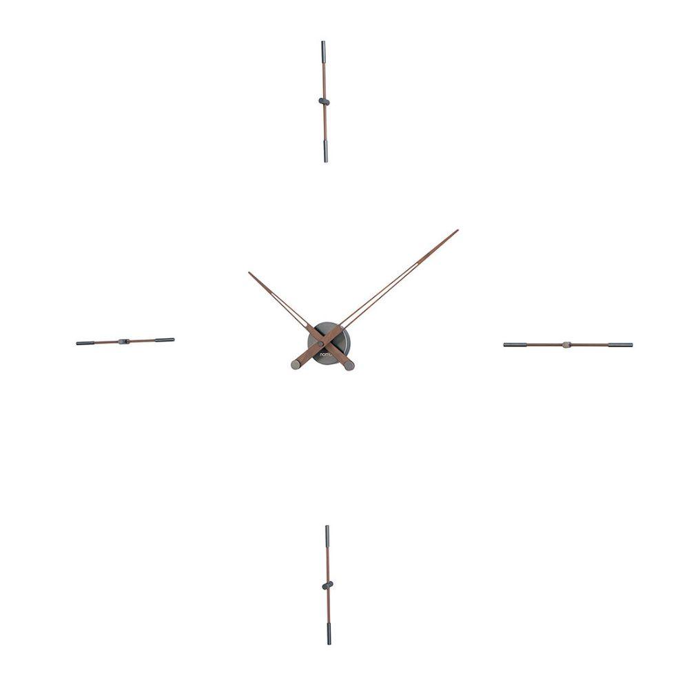 Nomon Merlín T 4T wall clock graphite diam. 125 cm. - Buy now on ShopDecor - Discover the best products by NOMON design