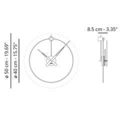 Nomon Micro Anda wall clock - Buy now on ShopDecor - Discover the best products by NOMON design