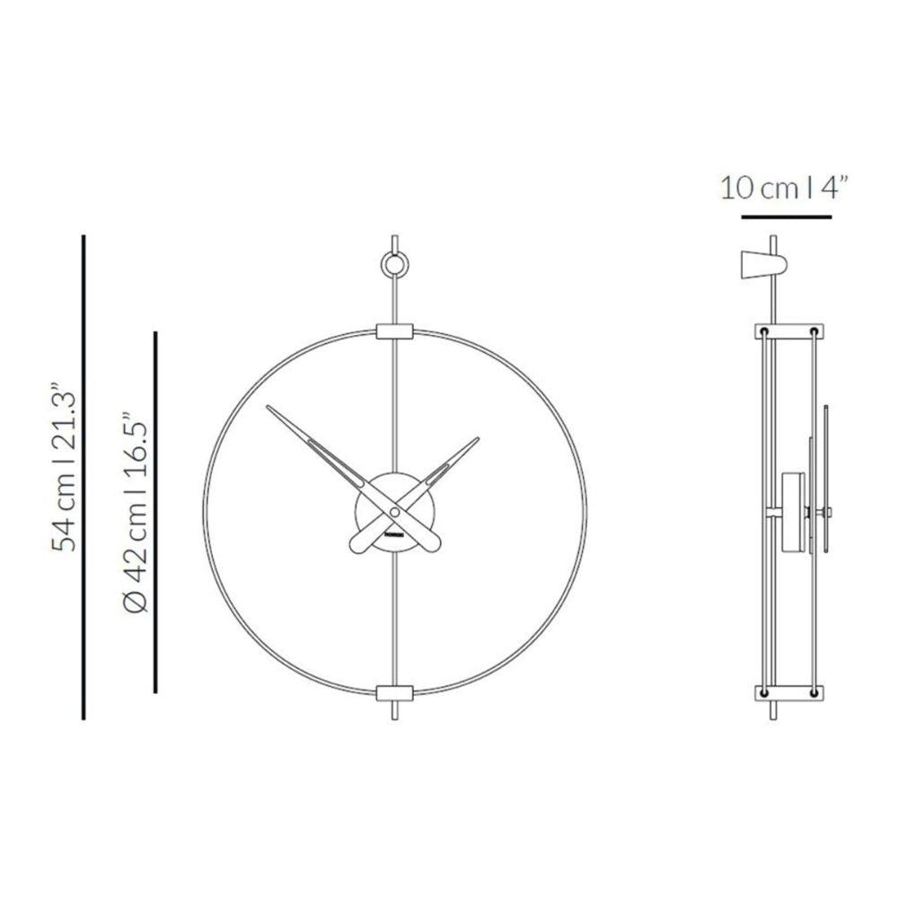 Nomon Micro Barcelona G wall clock - Buy now on ShopDecor - Discover the best products by NOMON design
