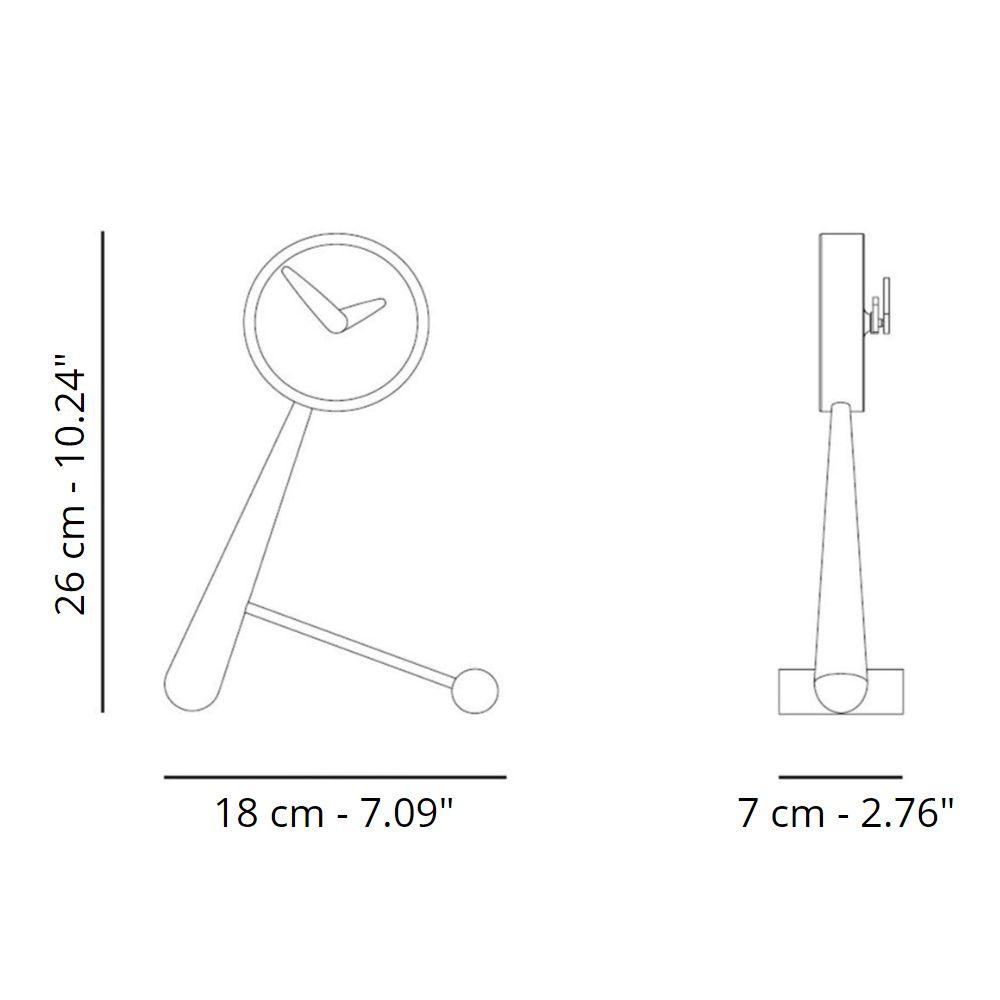 Nomon Mini Puntero table clock - Buy now on ShopDecor - Discover the best products by NOMON design