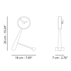 Nomon Mini Puntero table clock - Buy now on ShopDecor - Discover the best products by NOMON design