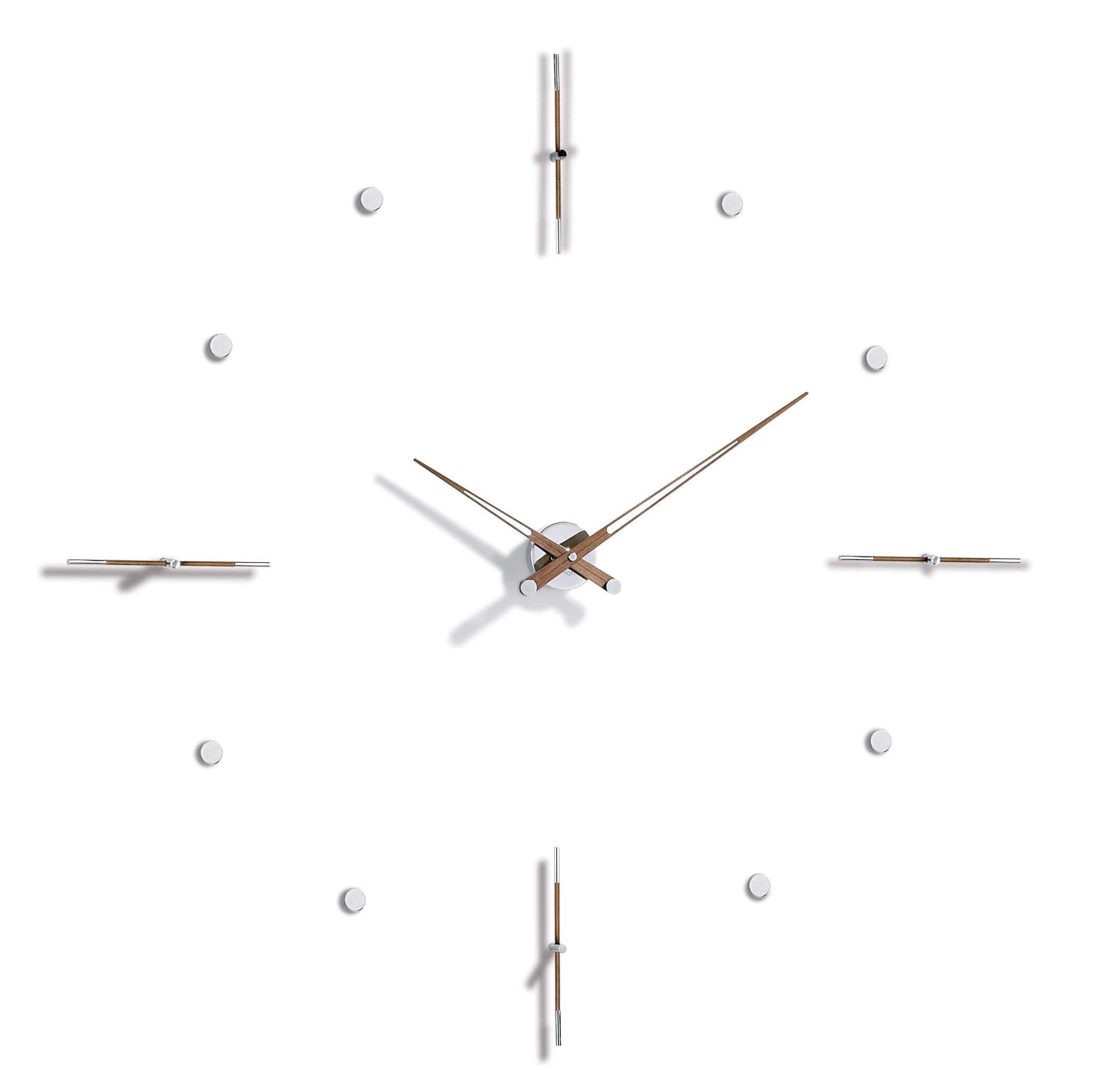 Nomon Mixto diam.125 cm. wall clock Steel - Buy now on ShopDecor - Discover the best products by NOMON design