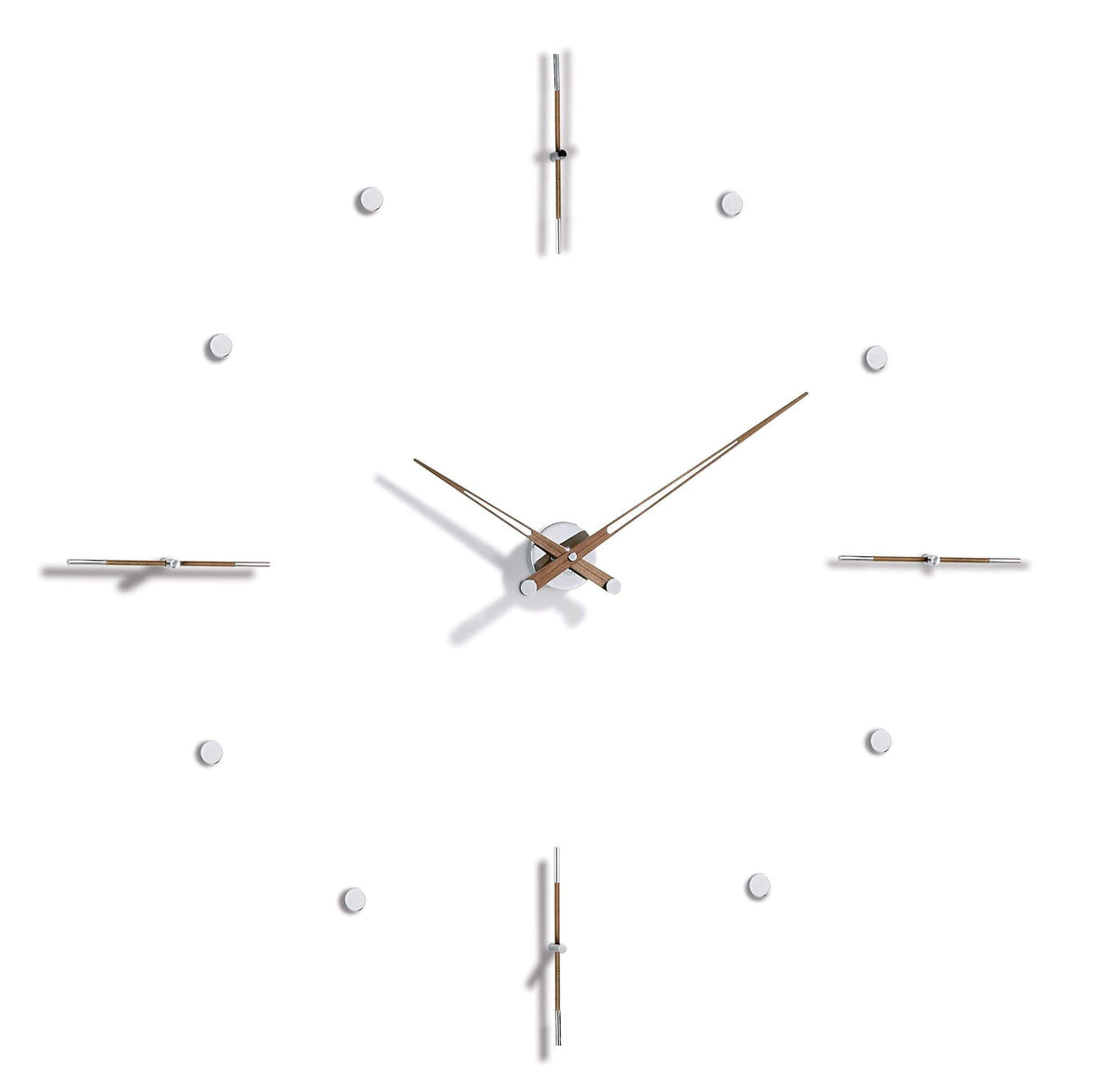 Nomon Mixto diam.125 cm. wall clock Steel - Buy now on ShopDecor - Discover the best products by NOMON design