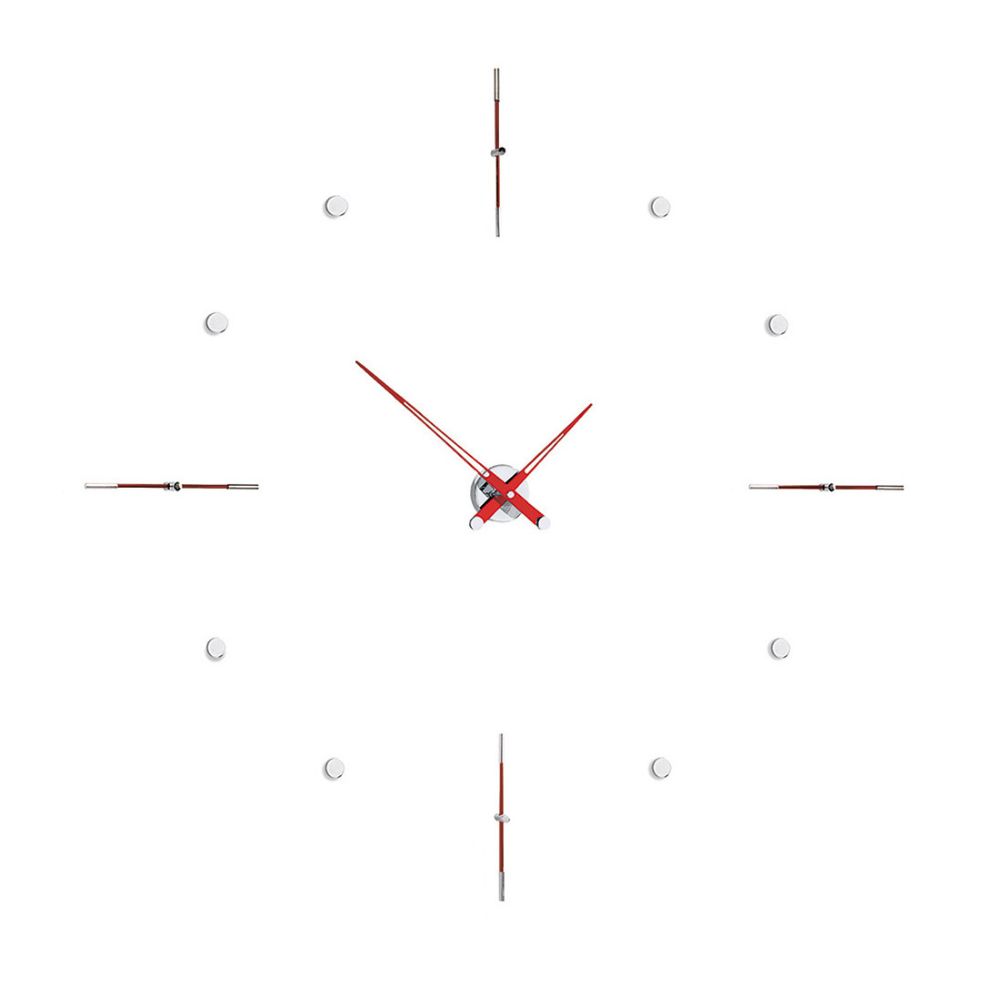 Nomon Mixto I wall clock Red - Buy now on ShopDecor - Discover the best products by NOMON design