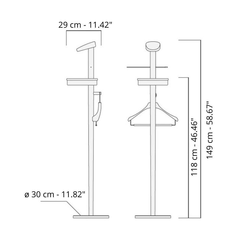 Nomon Momentos Galán M Valet Stand - Buy now on ShopDecor - Discover the best products by NOMON design