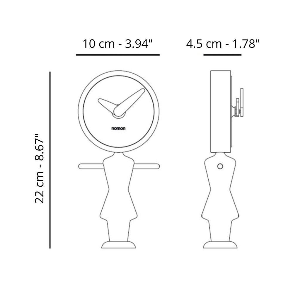 Nomon Nena table clock - Buy now on ShopDecor - Discover the best products by NOMON design