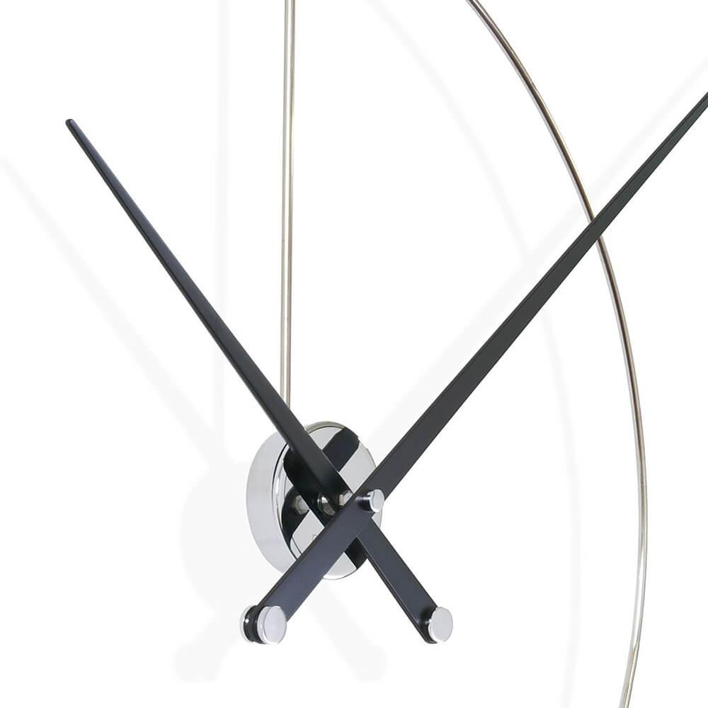 Nomon New Anda wall clock steel with black lacquered walnut wood - Buy now on ShopDecor - Discover the best products by NOMON design