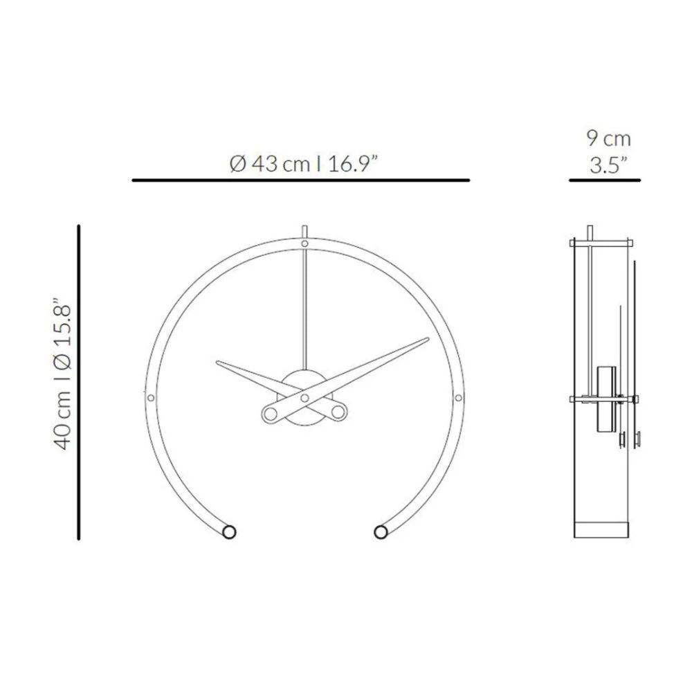 Nomon Omega table clock - Buy now on ShopDecor - Discover the best products by NOMON design