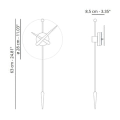 Nomon Punta wall clock - Buy now on ShopDecor - Discover the best products by NOMON design