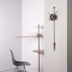 Nomon Punta wall clock walnut - Buy now on ShopDecor - Discover the best products by NOMON design