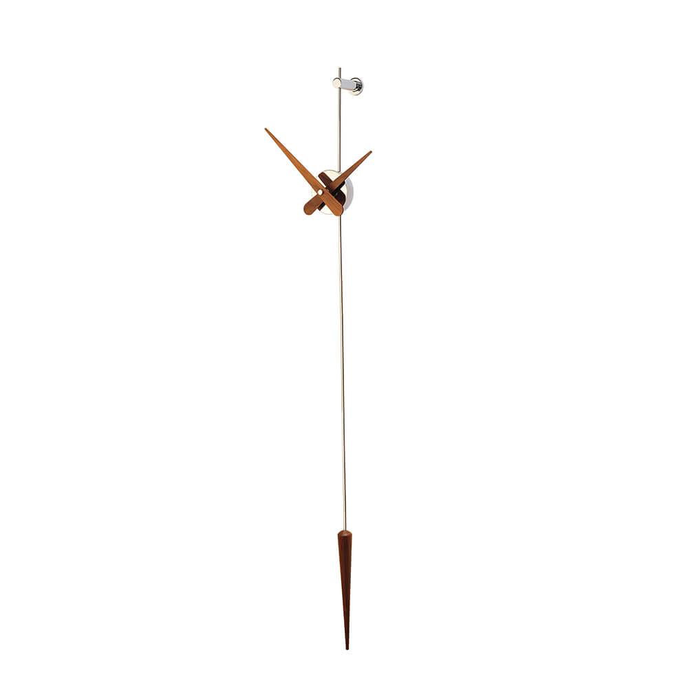 Nomon Punto y Coma wall clock Walnut - Buy now on ShopDecor - Discover the best products by NOMON design