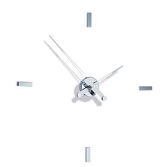 Nomon Tacòn I 4 wall clock Steel - Buy now on ShopDecor - Discover the best products by NOMON design