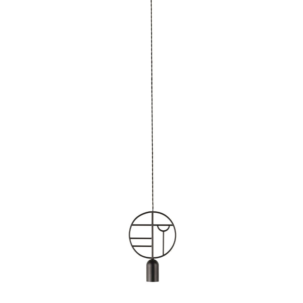 Nomon Wooden Dots pendant lamp Graphite WD01 - Buy now on ShopDecor - Discover the best products by NOMON design