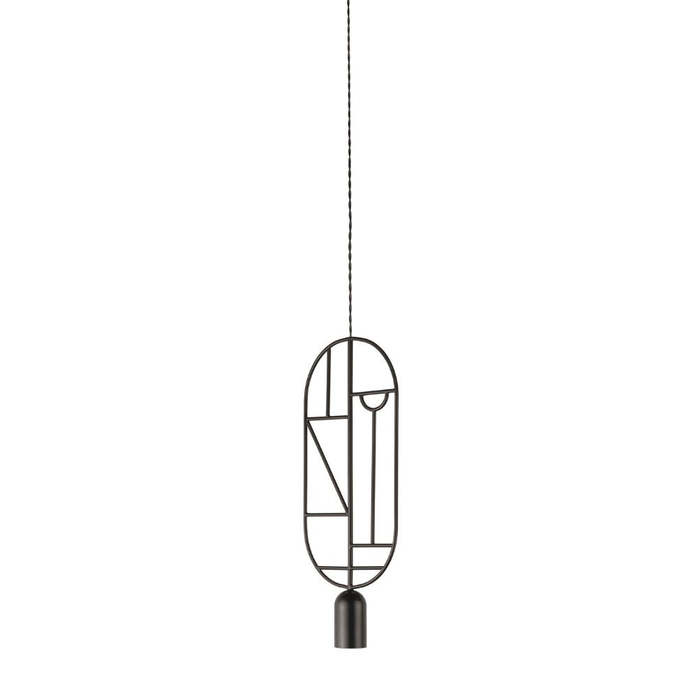 Nomon Wooden Dots pendant lamp Graphite WD02 - Buy now on ShopDecor - Discover the best products by NOMON design