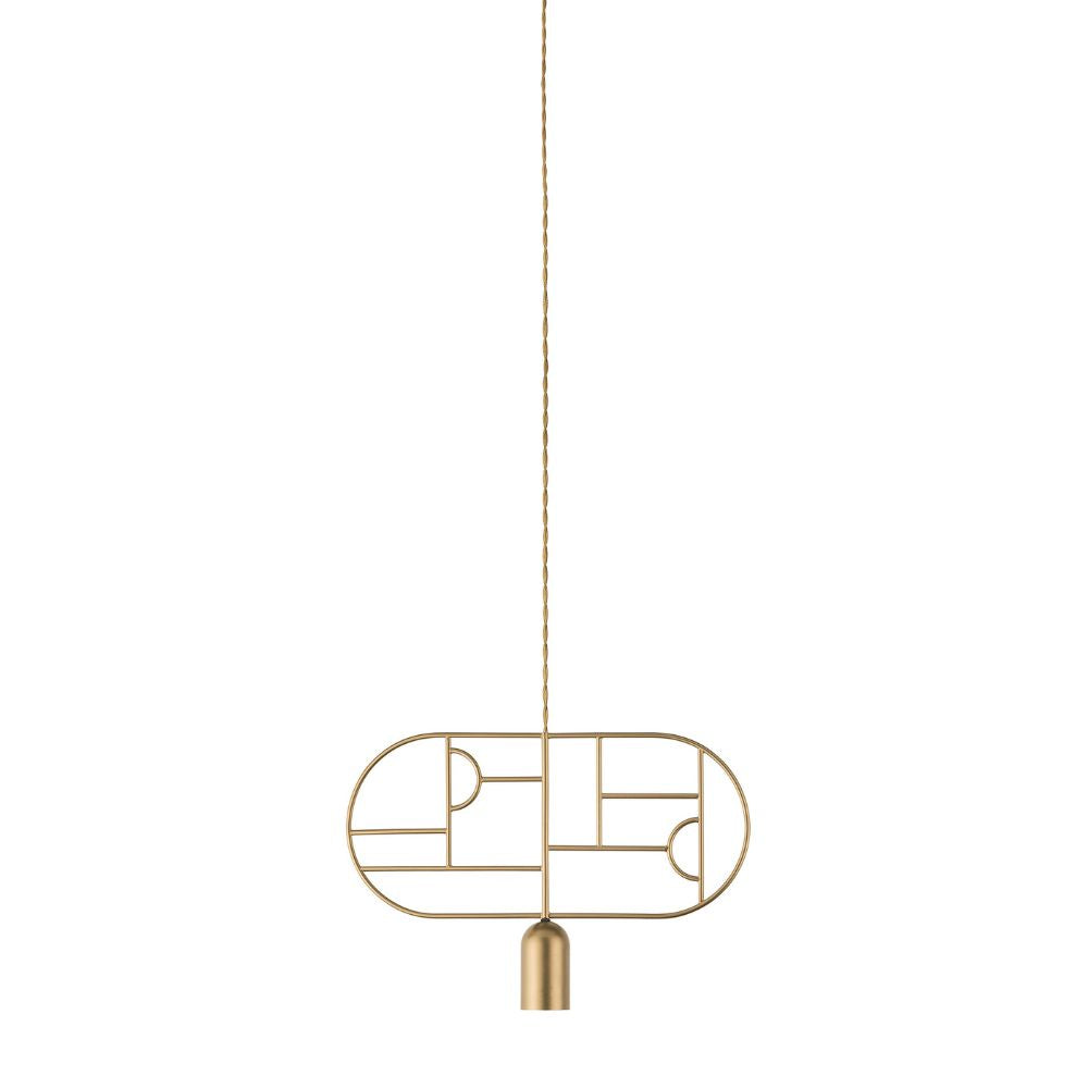 Nomon Wooden Dots pendant lamp Gold WD03 - Buy now on ShopDecor - Discover the best products by NOMON design
