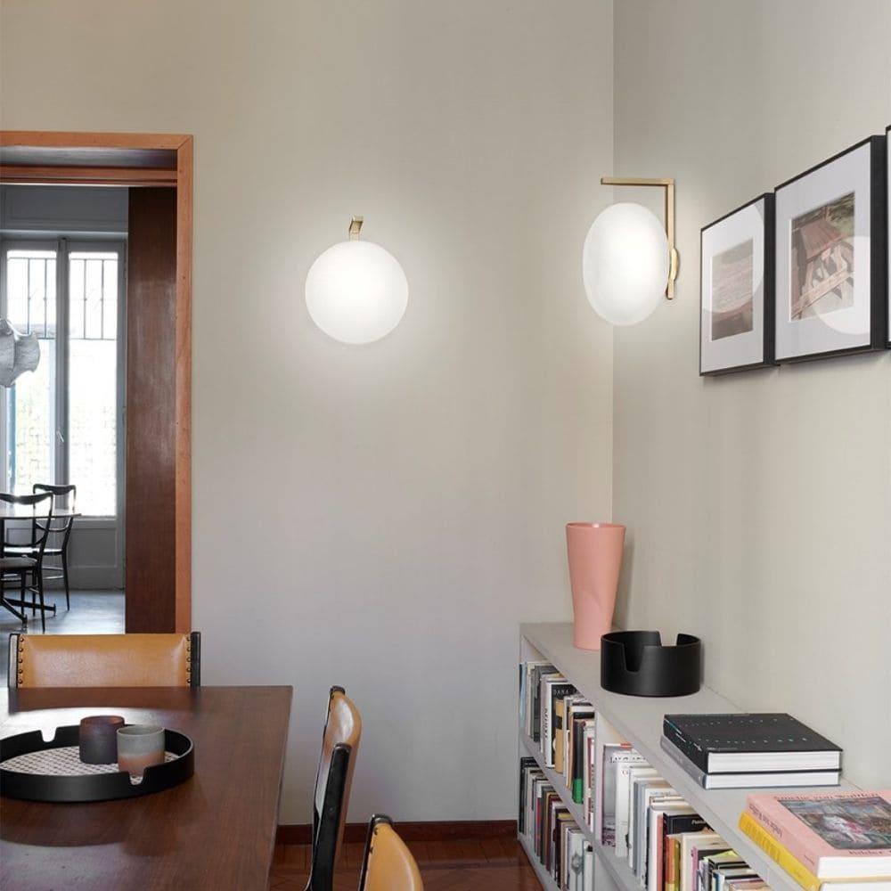 OLuce Alba 174 wall/ceiling lamp satin brass 20 x 32 cm. - Buy now on ShopDecor - Discover the best products by OLUCE design