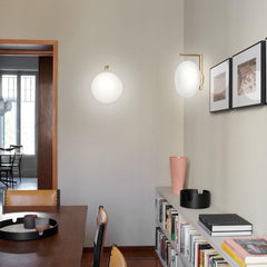 OLuce Alba 174 wall/ceiling lamp satin brass 20 x 32 cm. - Buy now on ShopDecor - Discover the best products by OLUCE design