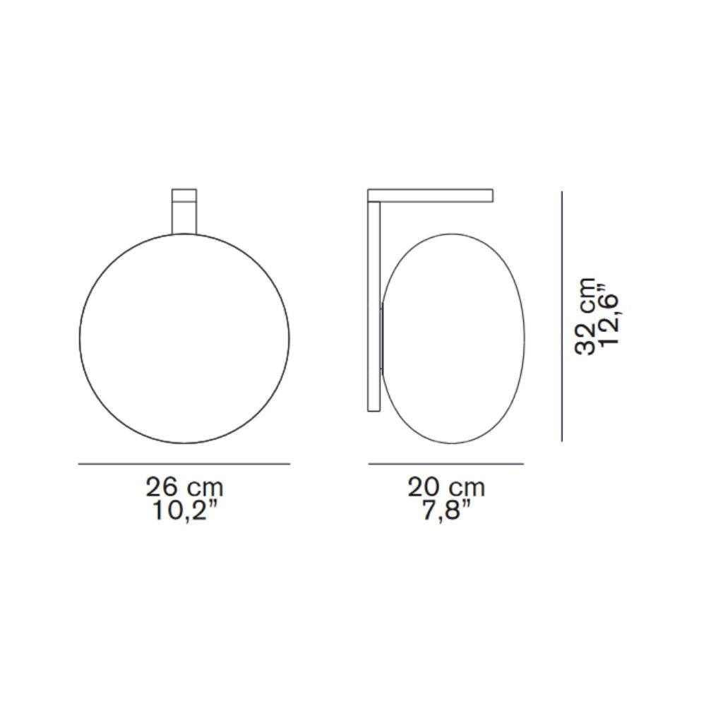 OLuce Alba 174 wall/ceiling lamp satin brass 20 x 32 cm. - Buy now on ShopDecor - Discover the best products by OLUCE design