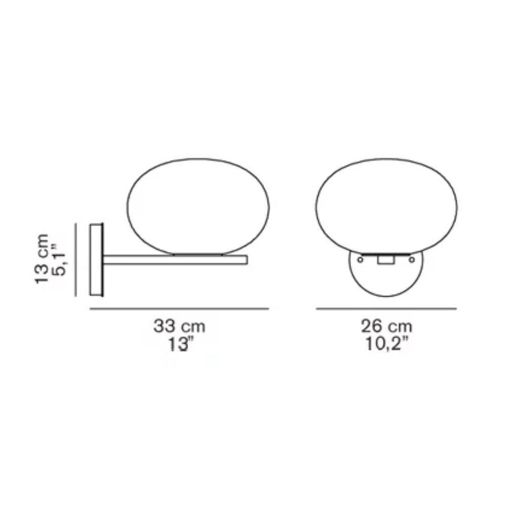 OLuce Alba 176 wall/ceiling lamp satin brass - Buy now on ShopDecor - Discover the best products by OLUCE design