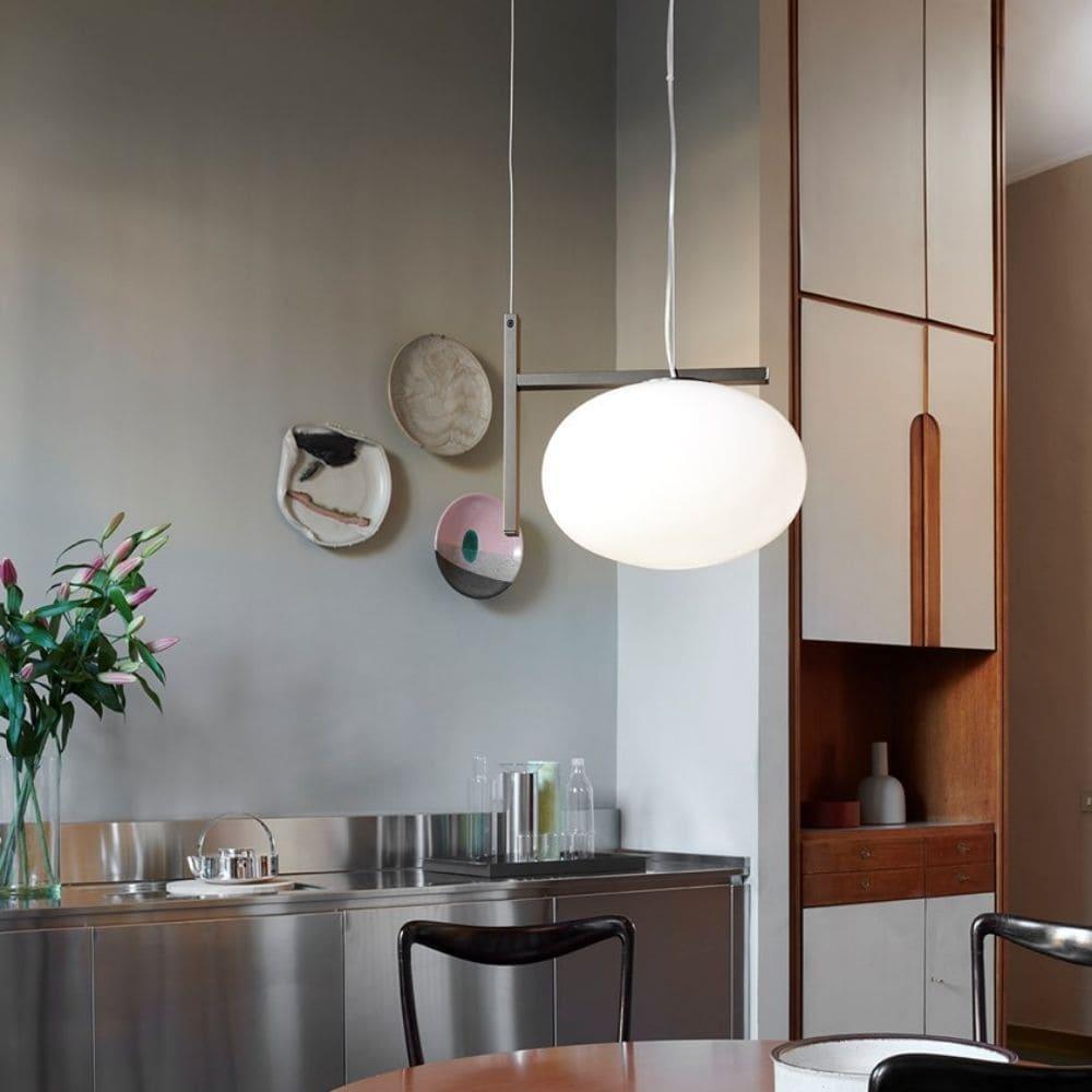 OLuce Alba 466 suspension lamp satin brass - Buy now on ShopDecor - Discover the best products by OLUCE design